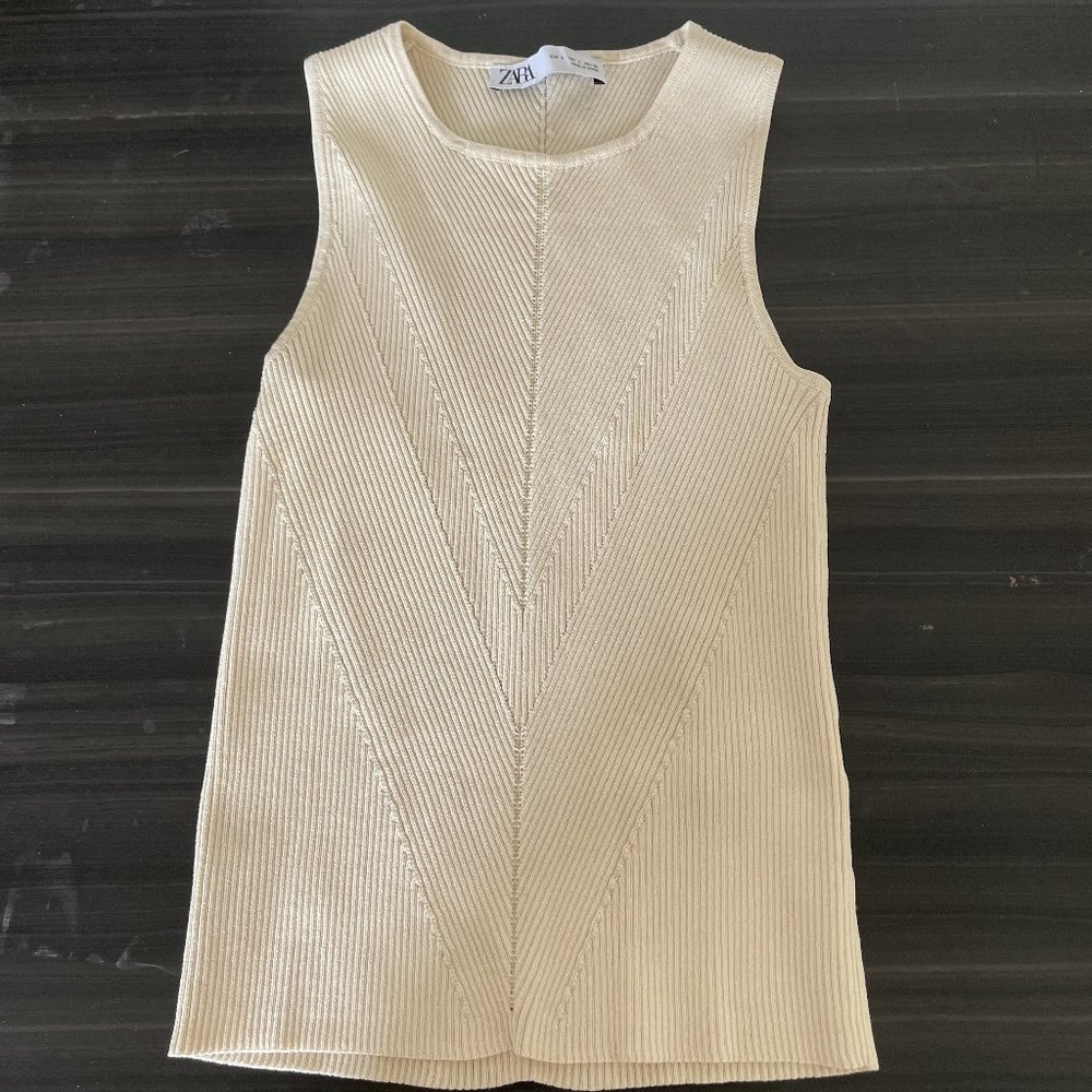 Zara Cream Tank Top